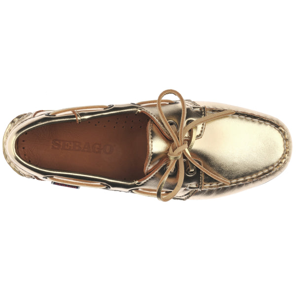 Sebago Portland Met Woman Gold Footwear
