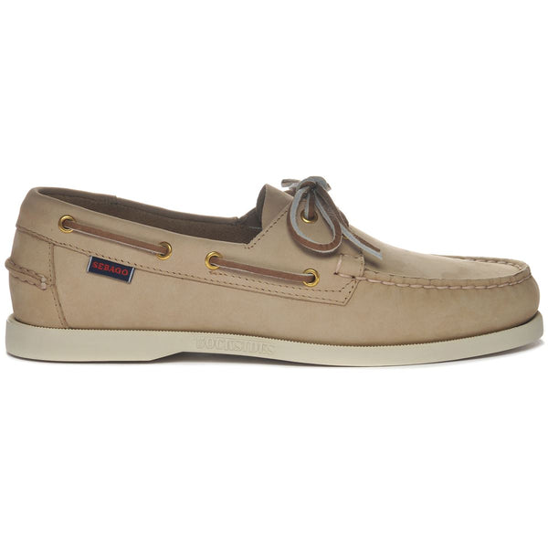 sebago Portland Nubuck Woman Beige Camel Footwear