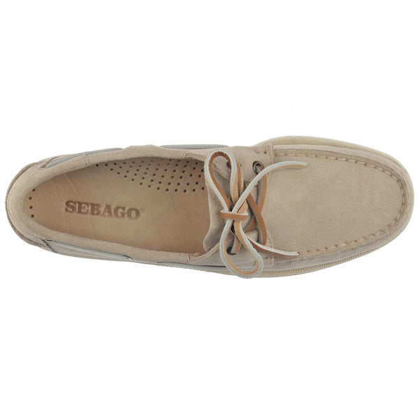 Sebago Portland Roughout Beige Taupe Footwear