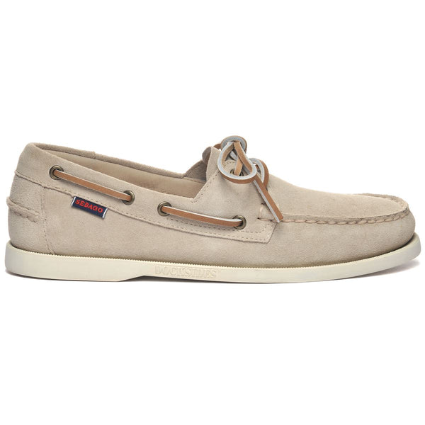 sebago Portland Roughout Beige Taupe Footwear