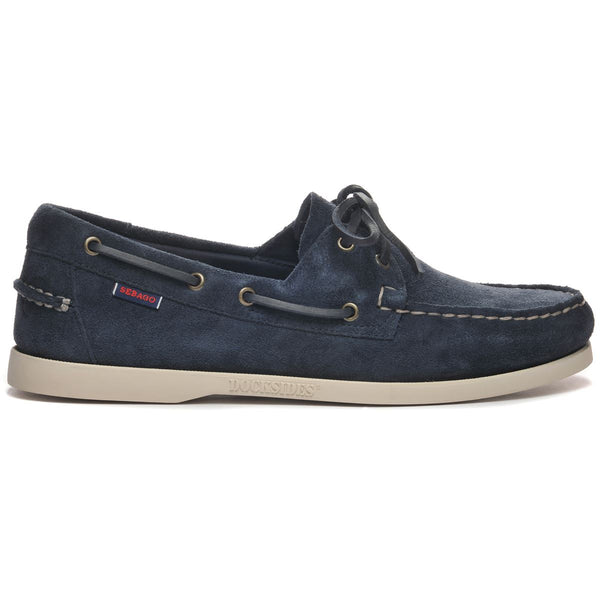 sebago Portland Roughout Woman Navy Blue Footwear