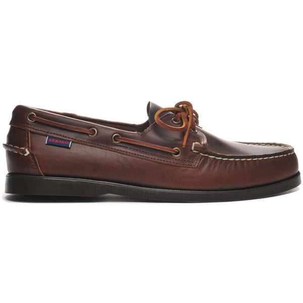 sebago Portland Waxed Brown & Dark Ocra Footwear
