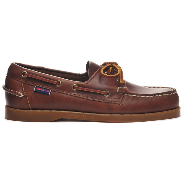 sebago Portland Waxed Brown Honey Footwear