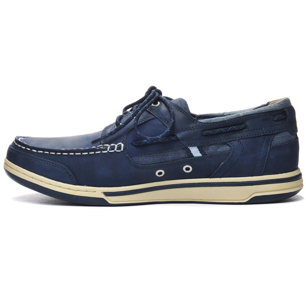 Sebago Triton Three Eyelets Fgl Blue Nite Footwear