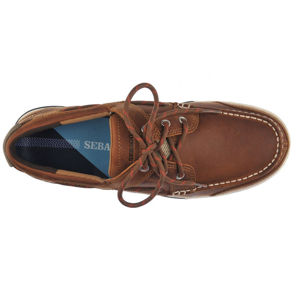 Sebago Triton Three Eyelets Fgl Brown Cinnamon Footwear