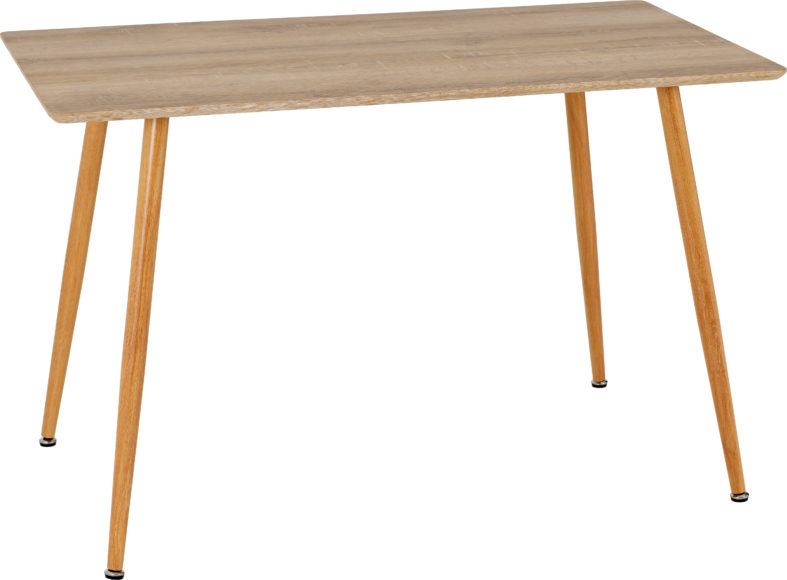 seconique Barley Dining Table Oak Veneer/Oak Effect