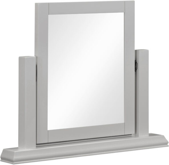 Seconique Bordeaux Dressing Table Mirror Pebble Grey