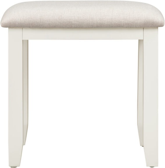 Seconique Bordeaux Dressing Table Stool Ivory/Oat Fabric