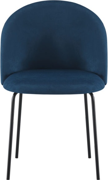 Seconique Boston Chair (Box Of 4) Sapphire Blue Velvet