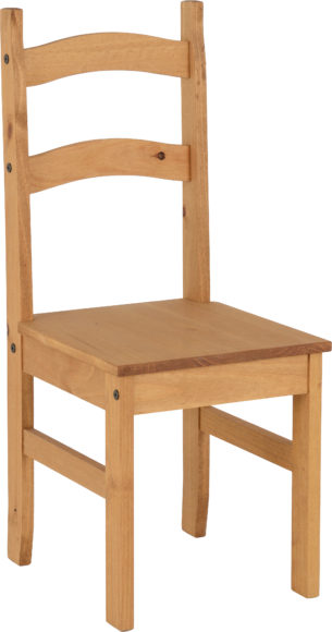 Seconique Budget Mexican Chair (Box Of 2) Distressed Waxed Pine