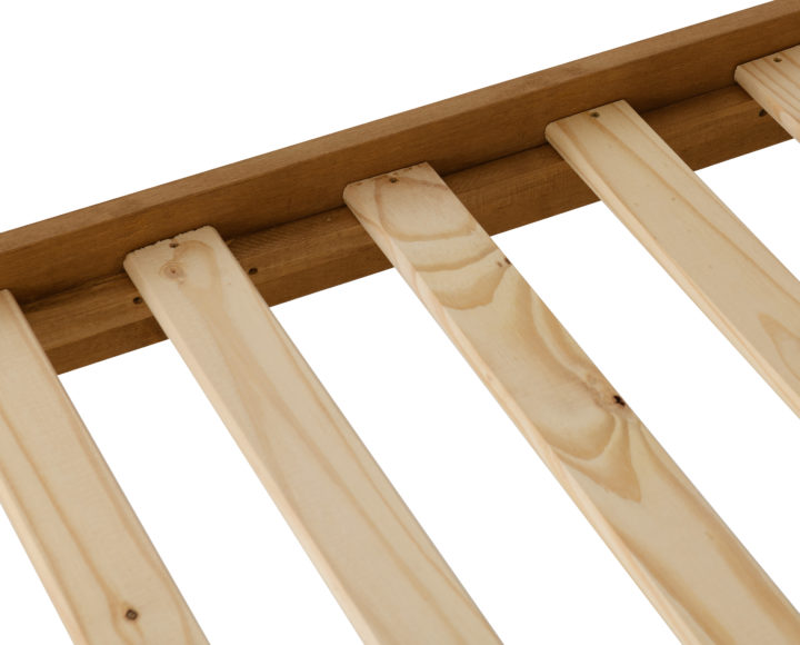 Seconique Corona 5' Bed High Foot End Distressed Waxed Pine