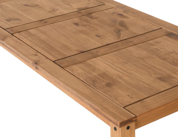 Seconique Corona 6' Dining Table Distressed Waxed Pine