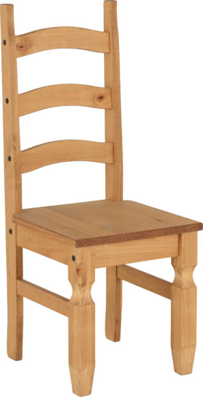 Seconique Corona Chair (Box Of 2) Distressed Waxed Pine