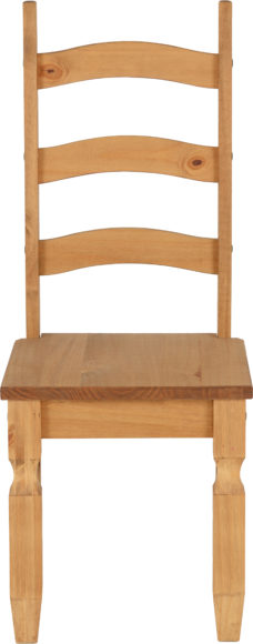 Seconique Corona Chair (Box Of 2) Distressed Waxed Pine