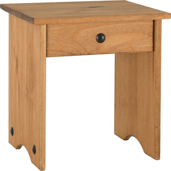 Seconique Corona Dressing Table Stool Distressed Waxed Pine