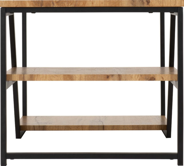 Seconique Durham Coffee Table Light Oak Effect/Black