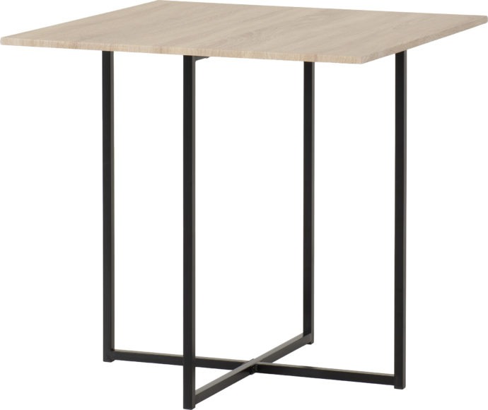 Seconique Kent 1+4 Stowaway Dining Set Sonoma Oak Effect/Black