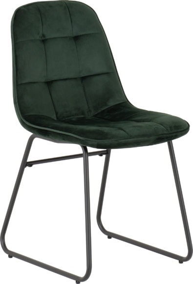 Seconique Lukas Chair (Box Of 2) Emerald Green Velvet