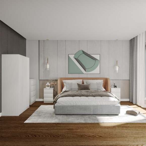 seconique Malvern 3 Door Wardrobe Bedroom Set White