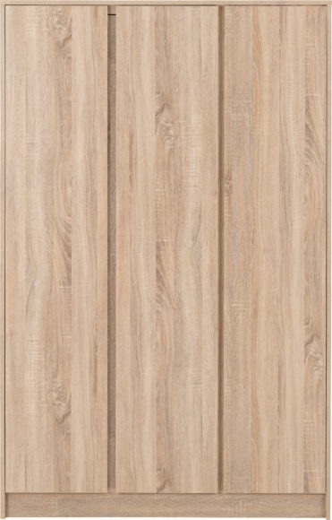 Seconique Malvern 3 Door Wardrobe Sonoma Oak Effect