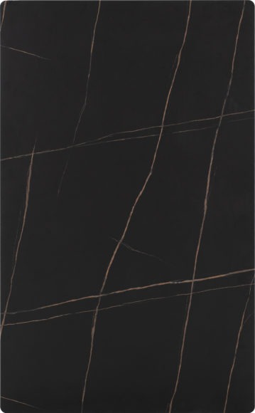 Seconique Marlow Dining Set Black Marble Effect/Black/Black Velvet