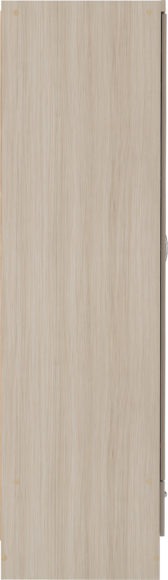 Seconique Nevada 2 Door 1 Drawer Wardrobe Oyster Gloss/Light Oak Effect Veneer