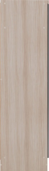 Seconique Nevada 2 Door All Hanging Wardrobe Grey Gloss/Light Oak Effect Veneer