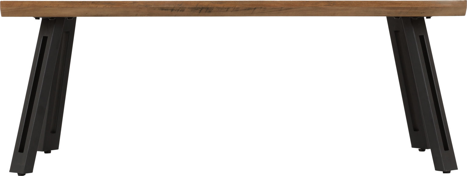 Seconique Quebec Wave Edge Coffee Table Medium Oak Effect/Black