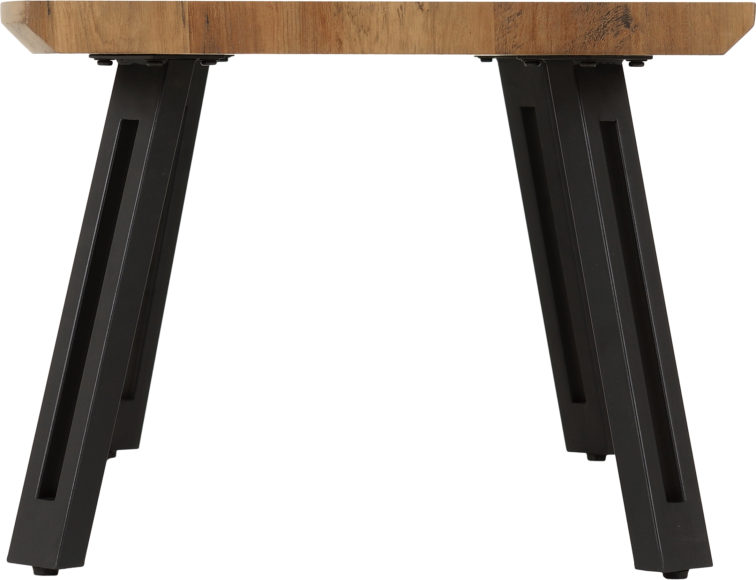 Seconique Quebec Wave Edge Coffee Table Medium Oak Effect/Black