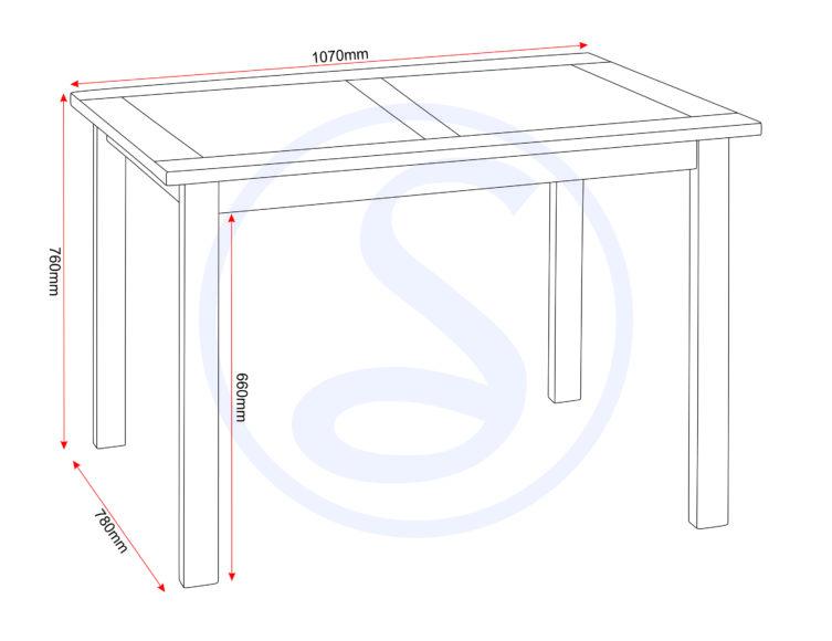 Seconique Salvador 1+4 Tile Top Dining Set Grey Slate/Distressed Waxed Pine