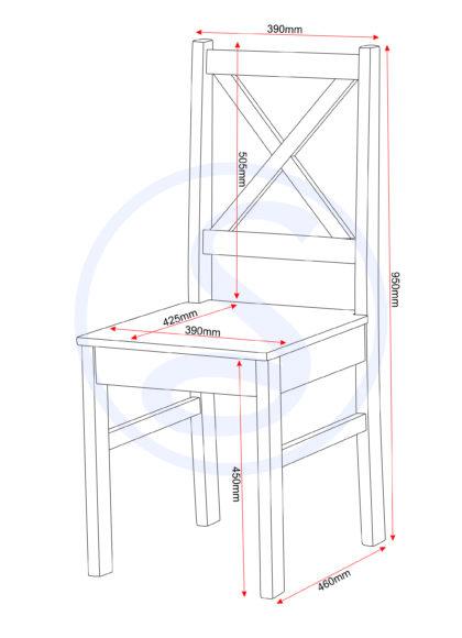 Seconique Salvador 1+4 Tile Top Dining Set Grey Slate/Distressed Waxed Pine