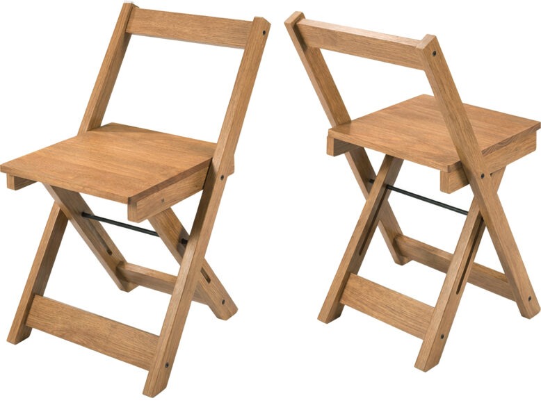 seconique Santos Folding Chair (Box of 2) Natural Wax