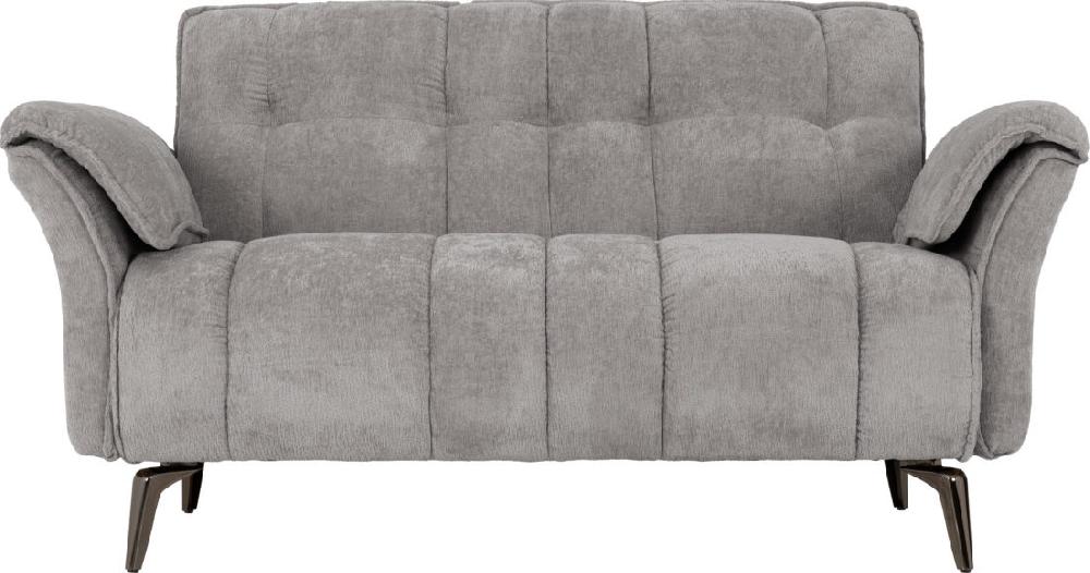 Seconique Amalfi 2 Seater Sofa Grey Fabric