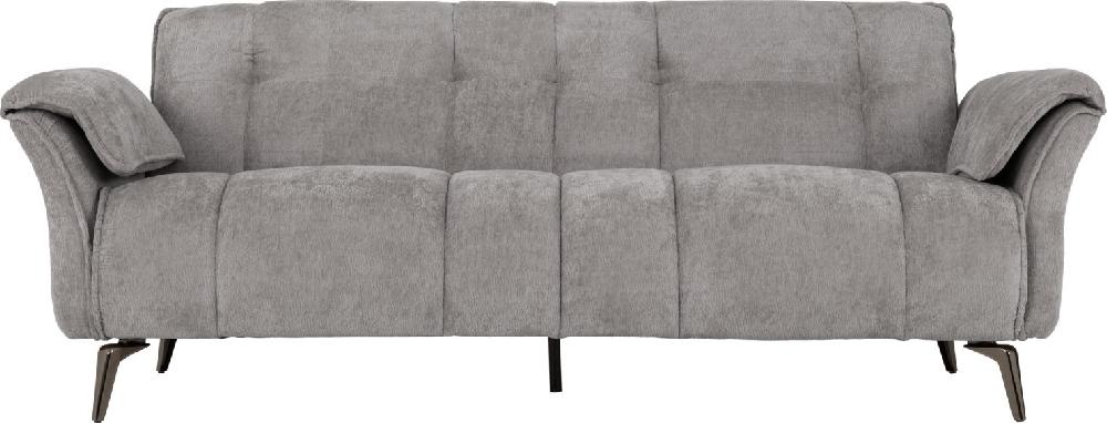 Seconique Amalfi 3 Seater Sofa Grey Fabric