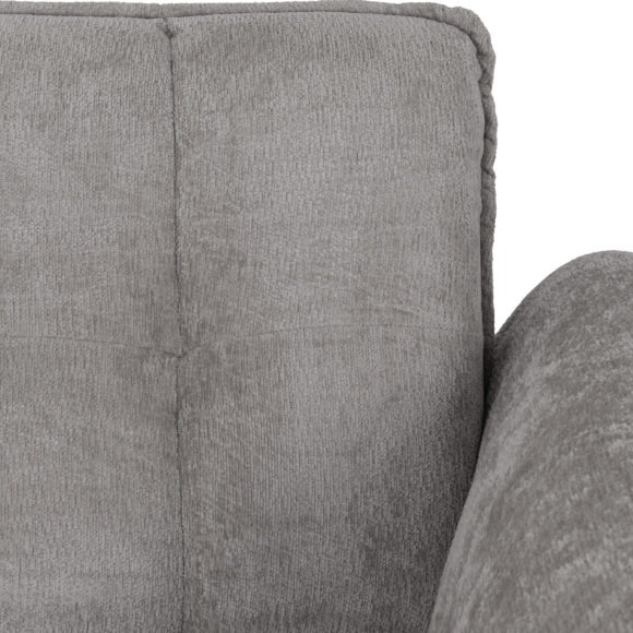 Seconique Amalfi 3 Seater Sofa Grey Fabric