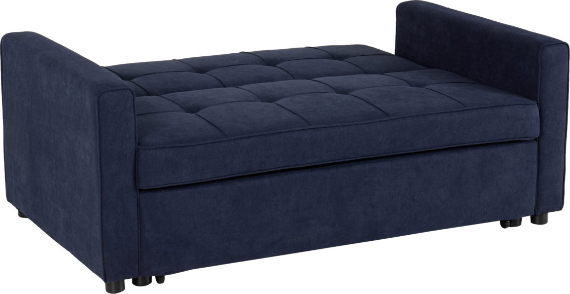 Seconique Astoria Sofa Bed Navy Blue Fabric