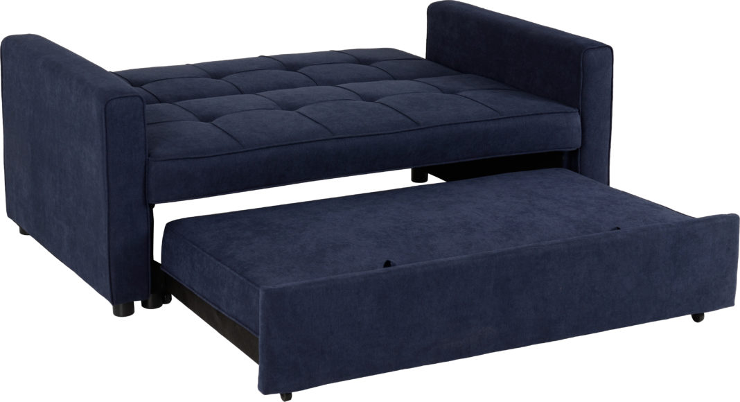 Seconique Astoria Sofa Bed Navy Blue Fabric
