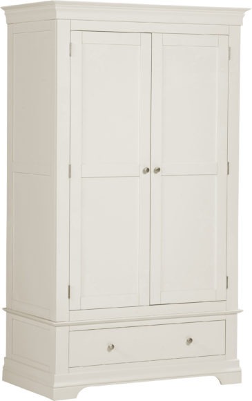 Seconique Bordeaux 2 Door Wardrobe Ivory