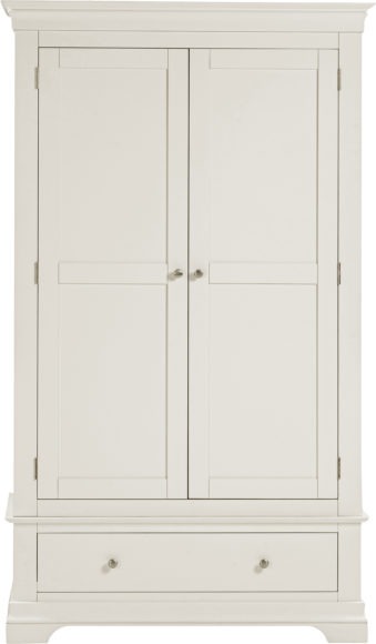 Seconique Bordeaux 2 Door Wardrobe Ivory