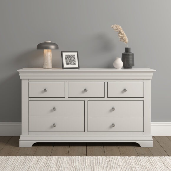 seconique Bordeaux 3+2 Drawer Chest Ivory