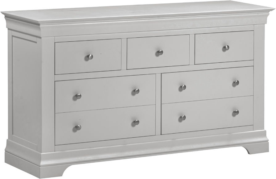Seconique Bordeaux 3+2 Drawer Chest Pebble Grey