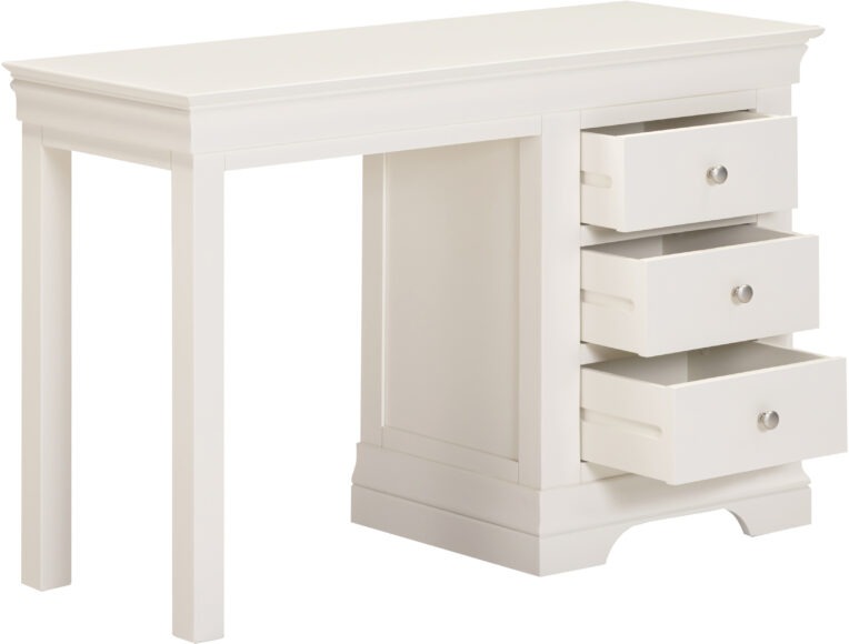 Seconique Bordeaux 3 Drawer Dressing Table Ivory
