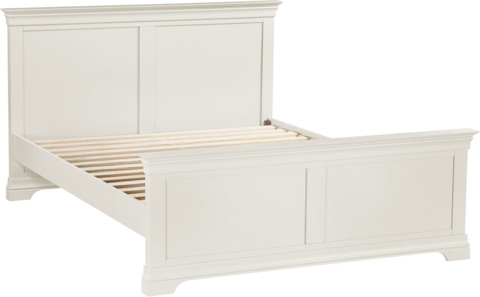 Seconique Bordeaux 5' Bed High Foot End Ivory