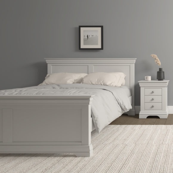 seconique Bordeaux 5' Bed High Foot End Ivory