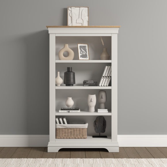 seconique Bordeaux Bookcase Ivory/Oak