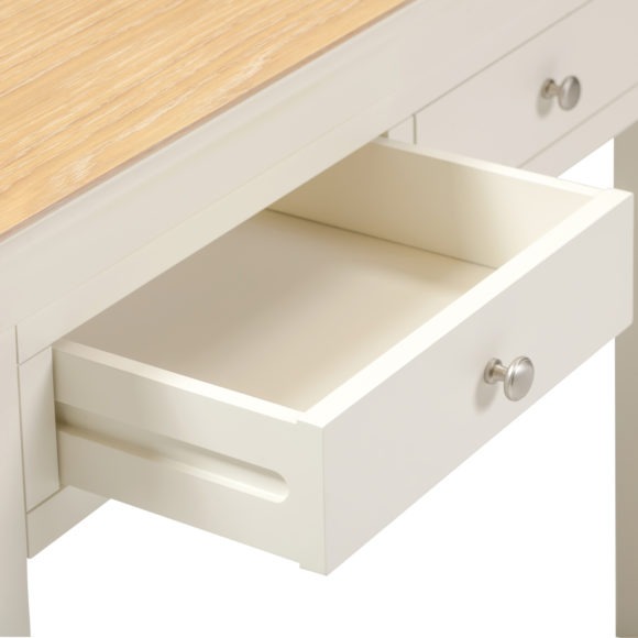 Seconique Bordeaux Console Table Ivory/Oak