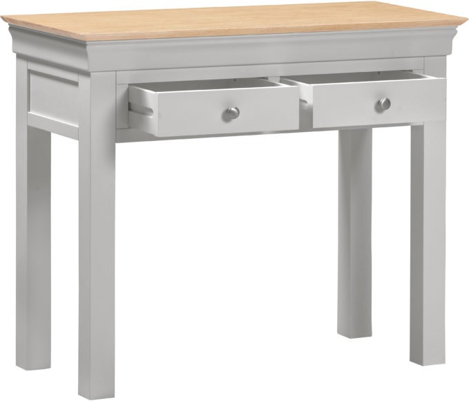 Seconique Bordeaux Console Table Pebble Grey/Oak