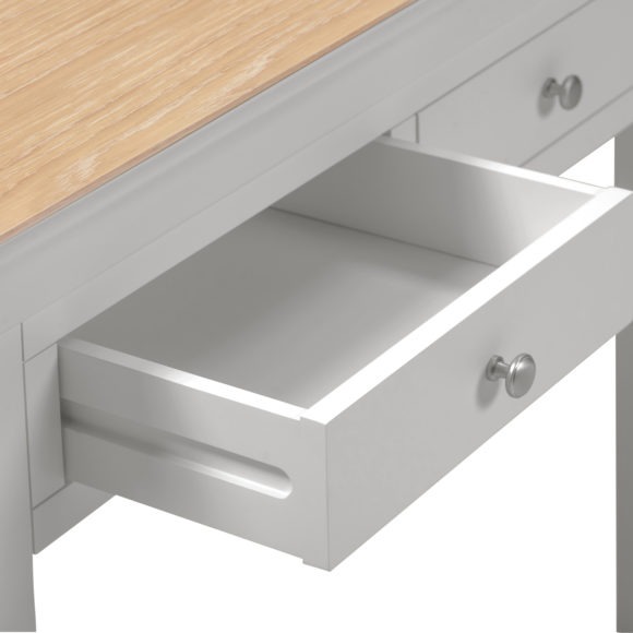 Seconique Bordeaux Console Table Pebble Grey/Oak