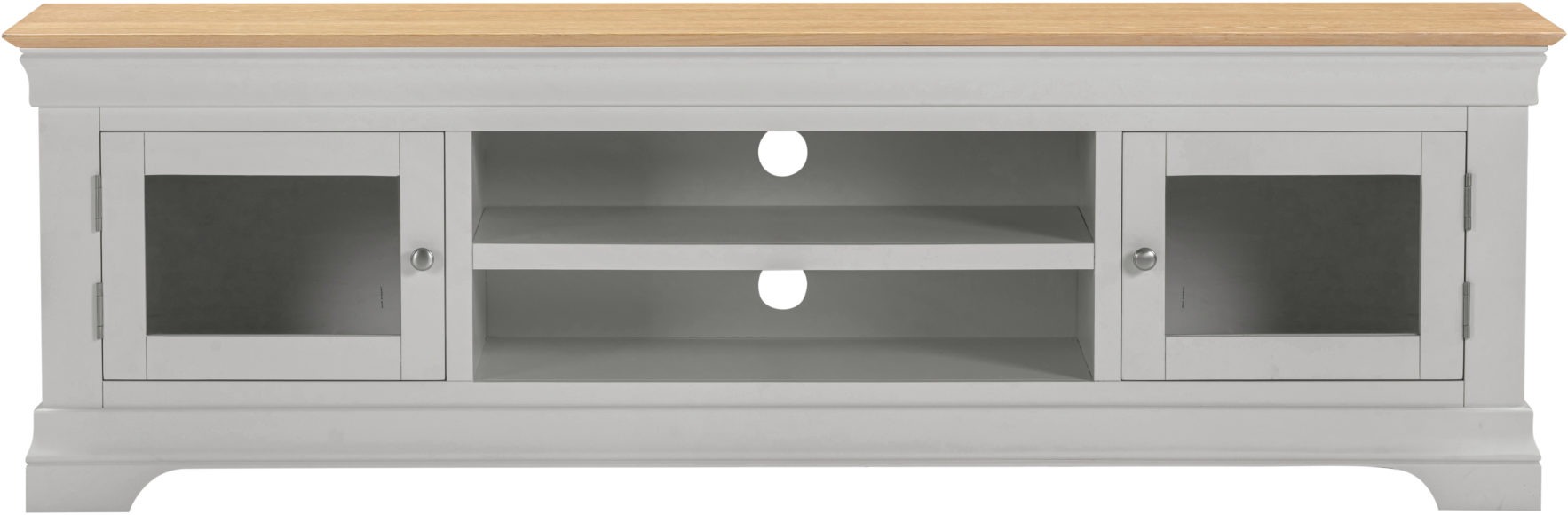 Seconique Bordeaux TV Stand Pebble Grey/Oak