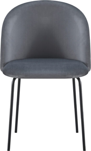 Seconique Boston Chair (Box Of 4) Grey Velvet
